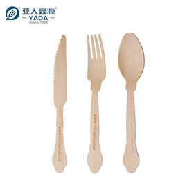 Natural Ecofriendly Food Grade Wooden Cutlery Set for Restaurants