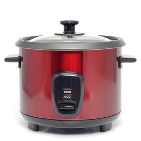 Panci Nasi Elektrik Cian 2.8L 1000W dengan Panci Dalam Anti Lengket dan Baki Kukusan, Kapasitas 16 Cangkir, Disetujui GS
