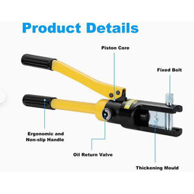 Herramienta de engaste hidráulica para conectores de cable de alimentación HT-400 para Cu 16-400mm2