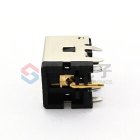 Jack Daya 500v Desain High-End dalam Soket Daya DC Tipe DIP