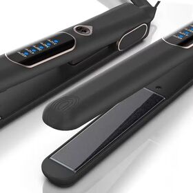 O'LA Dual Hair Straightener - 2-in-1 Ceramic Flat Iron & Curling Tool with Adjustable Heat, Fast Heating & Auto Shut-Off