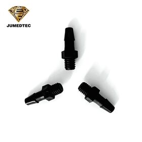 UNF Male Thread To Barb Hose Tail Male Thread Pipe Connectors PP Raw Material Medical Grade Barbed Plastic Tube Fittings
