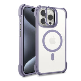 Casing iPhone 15 Pro dengan Holder Kamera Magnetik TPU Anti Jatuh Model Terbaru dari Supplier 2024