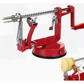 High Quality Apple Peeler with Suction Cup Base Stainless Steel Blade Apple Peeler Slicer