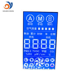 IATF16949 custom COB Backlight LED Segment STN Monochrome LCD Display for Air conditioner (27466)
