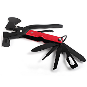 Multiherramienta 14 En 1 Con Alicates Plegables, Cuchillo, Sierra Y Juego De Puntas, En Acero Y Aluminio, Con Estuche