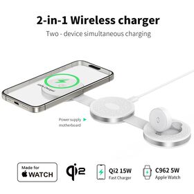 Sunlike Foldable 3 in 1 Wireless Charger with Foldable Design Convenient to Storage and Carry