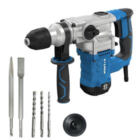 Powerful PRO SDS Max Rotary Hammer Drill - Heavy-Duty Demolition Tool for Concrete, Masonry & Stone with Variable Speed Control