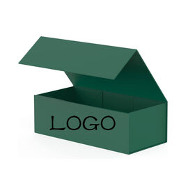 Boîte d'emballage cadeau pliante magnétique de luxe en carton rigide personnalisé Premium 2024, boîtes en papier pliables vertes