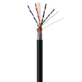 Câble Ethernet Cat6 Extérieur 305m (1000ft) en Gros, Câble Réseau Cat 6 Blindé, Enterrement Direct, 23AWG, Robuste, Enterré, Résistant aux UV