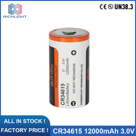 بطارية LiMnO2 حجم D CR34615 - عمر طويل وطاقة عالية
