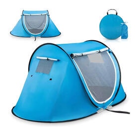 Tenda Pop-Up Durável por Atacado, Tenda de Praia Portátil, Abrigo Solar com Proteção UV com Bolsa de Transporte, Tenda Instantânea Automática