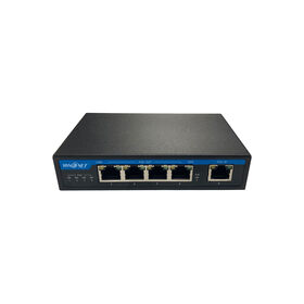 Extendeur POE Gigabit à 4 ports, un port d'entrée BT 90W et 4 ports de sortie AT 30W, répéteur POE sans alimentation supplémentaire.