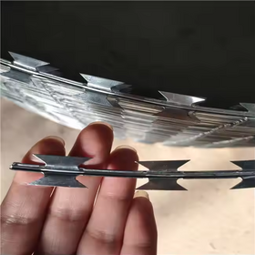 High quality razor barbed wire double concertina razor wire