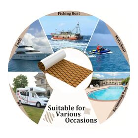 حصيرة EVA كبيرة بنمط ماسي، لاصق خلفي، مقاومة للماء وغير قابلة للانزلاق، خفيفة الوزن ومتينة، قطع حر، تجميع حر. مثالية للأرضيات الصناعية والصالات الرياضية ومناطق العمل.