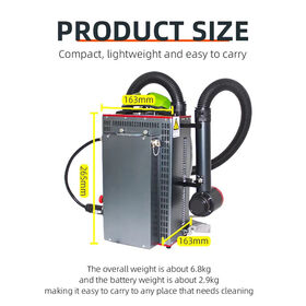Portable 100W Fiber Laser Cleaning Machine for Car Parts and Metal for Sale Laser Cleaning Machine