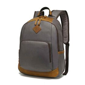 Mochila para ordenador masculina al por mayor, mochila retro de viaje para estudiantes