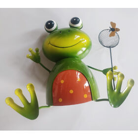 Prix usine Statue de grenouille de jardin Décoration extérieure Sculpture d'art de cour - Figurine de grenouille de printemps 3D pour pelouse, patio, jardin