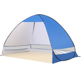 Pemasok Langsung Pabrik Produsen Pelindung Matahari Anti-UV UPF 50+ Pelindung Matahari Tenda Pantai Otomatis Pop Up Instan