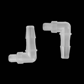 Connecteur cannelé pour tuyau, filetage mâle en plastique PP M5 M6, raccords filetés pour tubes ID 1/16 3/32 1/8 5/32