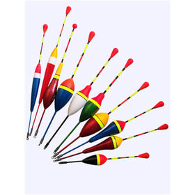 Lot De 3 Flotteurs Pêche Carpe Fait Main – Waggler En Sarkanda Reed – Naturel