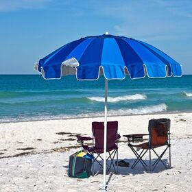 Hot Sale 16 Ribs Beach Umbrella Custom Outdoor Sunshade Umbrella Beach Sun Protection Umbrella