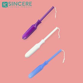 Productos de higiene femenina: tampones digitales de marca personalizada para damas, compresas sanitarias de bambú