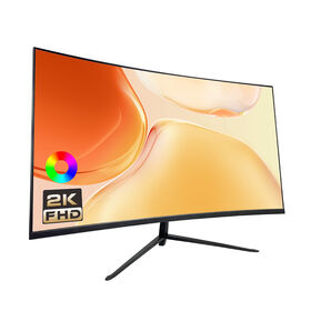 شاشات كمبيوتر منحنية للألعاب للبيع بالجملة، شاشة LCD IPS FHD مقاس 24 بوصة، معدل تحديث 144 هرتز