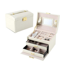 Joyero Organizador, Caja De Almacenamiento Decorativa Con Forma De Libro Vintage, Caja De Almacenamiento De Joyas Para Aretes, Pulseras, Collares, Anillos, Caja Decorativa Para Libros