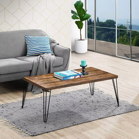 Wooden platform, living room center, tea table, high-quality handmade rectangular shape
