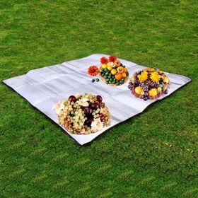 Outdoor Double-Sided Aluminum Moisture-Proof Mat Lawn Mat Tent Camping Beach Mat