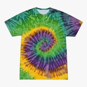 Custom spiral shaped tie dye t-shirts Men Women Tie Dye Shirts