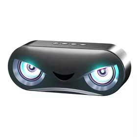Newest smart compact LED Stereo Loudspeaker battery rechargeable bluetooth speaker small size