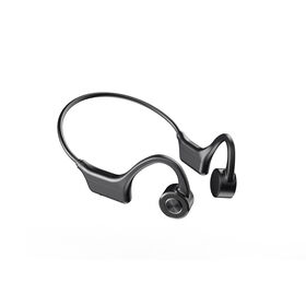 Auriculares deportivos de conducción ósea de oído abierto Real Ture con luz LED