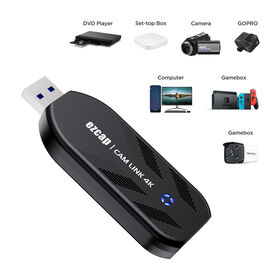 Tarjeta de Captura de Video 4K Ezcap331 CamLink para Streaming y Grabación con Videocámara como Webcam para Videoconferencias, Teletrabajo y Gaming en OBS