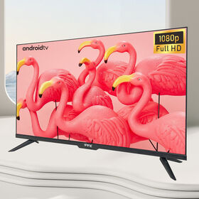 Fabricante Chinês Televisão LED 4K Smart TV LED de 43 50 55 65 polegadas QLED TV com Android WiFi 14.0 2G+16G