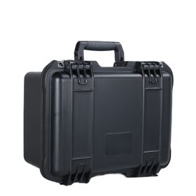 Fabricación de cajas de seguridad impermeables de plástico - para cámaras, electrónica y estuches para drones. Espuma personalizable a juego.