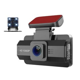 Caméra Moto Double (avant/arrière) 1080p - Écran LCD 3" - Étanche IP68 - Grand Angle 120° - Micro Intégré