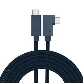 Cable USB-C a USB-C de Carga y Datos 100W, 1M, para Android, Coche, Tablet, Auriculares, Batería Externa, Smartwatch, PC, con Cubierta de Nylon