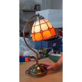 Tiffany Retro Nostalgic Bedroom Decorated Bedside Desk Lamp Living Room Bar Cafe Touch Table Lamp for MT-1600