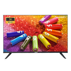 China Made A+ Grade Voice Control wifi QLED Commercial tv Frameless Lcd Television 65 75 85 inch 4k Smart Led Tvs