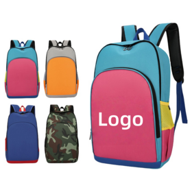 Back to School Student Backpacks Large Capacity Multicolor Custom Design Logo Kids School Bags Stationary and School Supplies