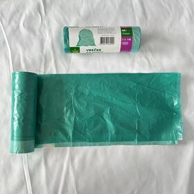 Bolsa con Cordón de Plástico HDPE Duradero | Bolsa de Basura/ Jardín/ Residuos Resistente y de Alta Resistencia para Contención Segura