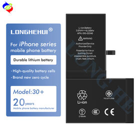 Batterie 100% neuve pour téléphones portables iPhone 4, 4s, 5, 5s, 6, 6s, 6 Plus, 6s Plus, 7p, 8 Plus, X, XR, XS Max, 11, 12, 13, 14, 15 - Autonomie maximale
