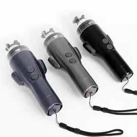 Functions 4 in 1 Wet&dry Use Car Vacuum Cleaner Seat Belt Cutter With Light Window Breaker Handheld Vacuum Cordless Portable
