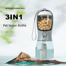 Unabhängiger Design-Wasserdispenser mit Müllbeuteln, Outdoor-Trinkflasche für Haustiere, Wassertank für Hunde und Wassertank für Katzen
