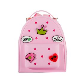 Sac à dos en silicone pour filles, mini sac d'école, sac à bandoulière croisé pour femmes