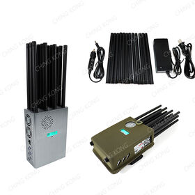 جهاز تشويش إشارة محمول عالي الطاقة 37 واط 12 قناة WiFi lojack CDMA GPS 2G 3G 4G 5G GSM
