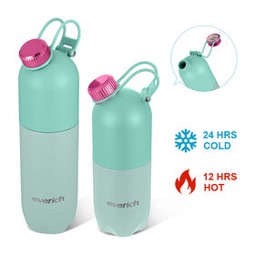 Everich ODM Factory Price Stainless Steel Water Bottle with Portable Handle Lid for Travel