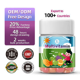 OEM DUOZI Lieferung in 1-2 Tagen, Fabrikpreis beliebte Multivitamin-Gummibärchen für Kinder Ergänzung, Multivitamin-Gummibärchen